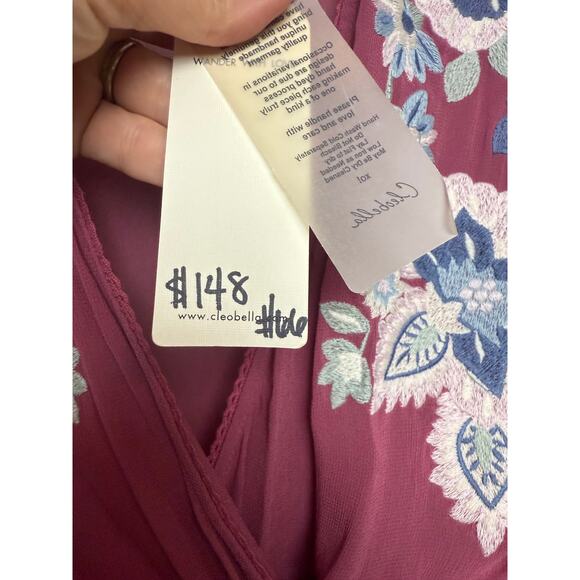 Cleobella Rose Wrap Blouse NWT Sz. S - Picture 2 of 6